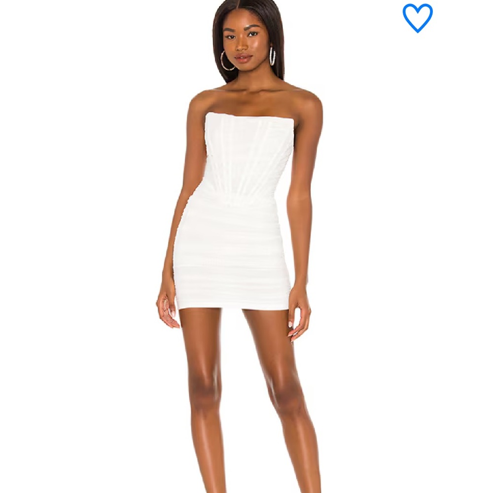 sonya bustier mesh dress